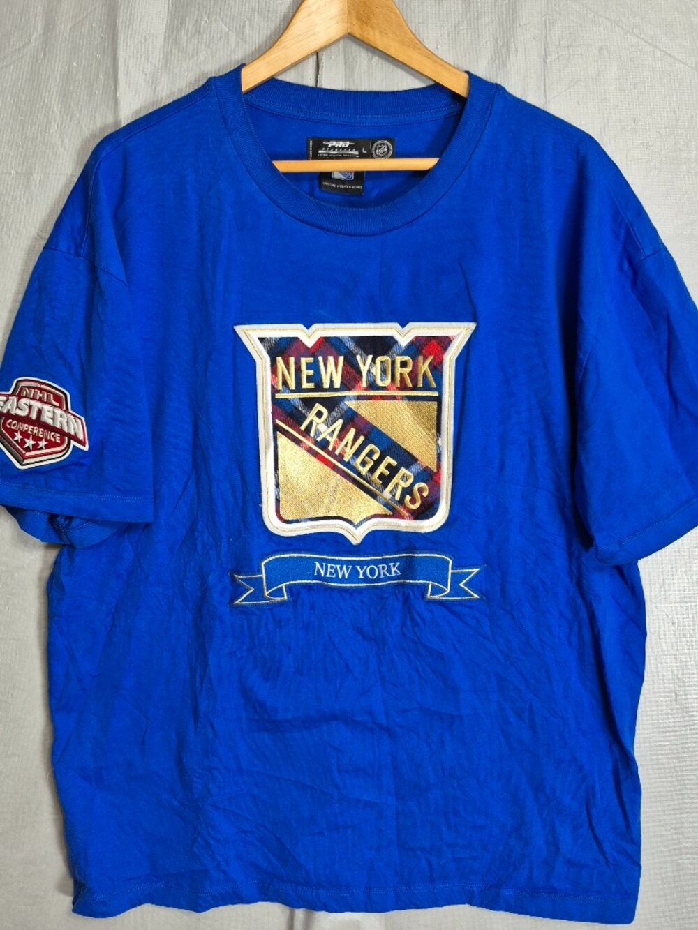 New York Rangers Eastern Conference tshirt with crest Pro Standard Large - 0687